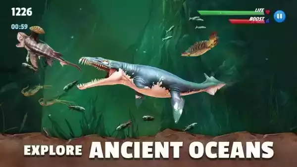 饥饿鲨世界破解无限珍珠钻石金币古巨齿鲨