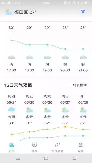 本地天气网