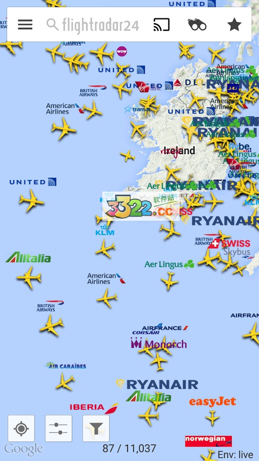 全球航班雷达Flightradar24 App