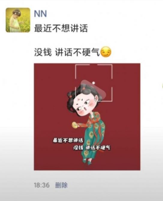 最近不想讲话没钱