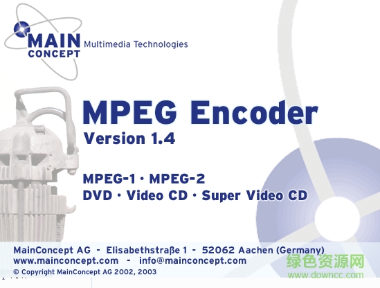 mainconcept mpeg encoder中文版